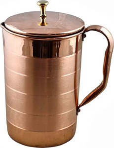 Cadeau d'affaires en verre de cuivre imprimé fait main par Meena, portable, avec boîte cadeau - Product Image 4
