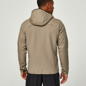 Chaqueta Cortavientos con Capucha para Hombre, Diseño Sólido, Resistente al Viento, Precio Económico, Venta Caliente, Logotipo Personalizado - Product Image 3