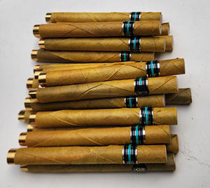 Table basse en feuille de palmier magnifiquement roulée à la main Kingsize de luxe nuances multicolores paon perroquet vert cerise rouge - Product Image 6