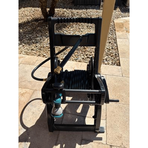 Carrello Avvolgitubo Retrattile ad Alte Prestazioni da 175FT per Giardinaggio, Diametro 16mm, Flessibile Regolabile in Acciaio Inossidabile e PVC per Acqua - Product Image 3