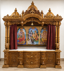 Mandapam en bois de grande taille pour la maison, fabricant, exportateur et fournisseur en gros de Mandapams en bois de qualité supérieure pour les États-Unis - Product Image 2