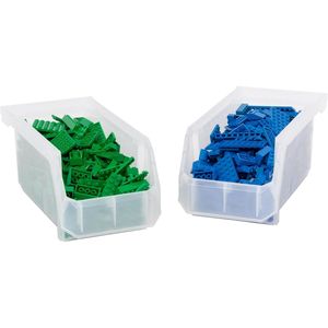 Stackable <b>Plastic</b> <b>Storage</b> <b>Bins</b> for Organizing for Closet Kitchen Office Garage Pantry-Versatile <b>Storage</b> Containers - Product Image 4