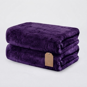 Serviette de bain rectangulaire en tissu éponge de coton uni, écologique, pour usage domestique, taille adulte - Product Image 3