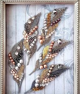 Broche de Moda con Cuentas Bordadas, Joyería Artesanal para Mujeres Modernas, Elegante, Inspirado en la Naturaleza - Product Image 5