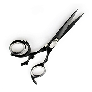 Ciseaux pivotants professionnels en acier inoxydable OEM, lame tranchante, poignée ergonomique pour droitiers, outil de coupe de cheveux, prix d'usine - Product Image 2