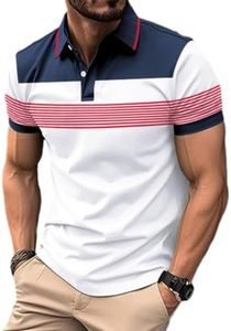 Camiseta Polo Deportiva de Algodón y Poliéster para Hombre, Absorbente de Sudor, con Rayas, Ecológica, Nueva Llegada - Product Image 2