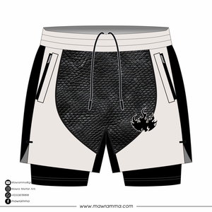 Wholesale Men's MMA Training <b>Shorts</b> 2-in-1 With Compression Layer Quick Dry Breathable Fight Running <b>Shorts</b> For Unisex - Product Image 6