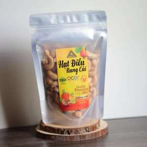 Dong Phu Vietnam - Nueces de Anacardo Orgánicas Premium W180 Tostadas y Peladas, 250 g, con Cierre Transparente, Certificación ISO, Sabor a Mantequilla y Sal, 12 Unidades - Product Image 3