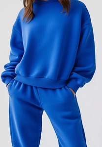 Conjunto deportivo informal de 2 piezas para mujer, sudadera y pantalón con cintura elástica, chándal cortavientos de alta calidad para mujer - Product Image 3