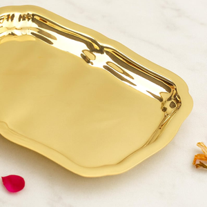 Bandeja de Trabajo de Latón Puro Hecha a Mano con Acabado Antiguo para Decoración de Hogar de Alta Gama y Servicios Profesionales de Hostelería - Product Image 2