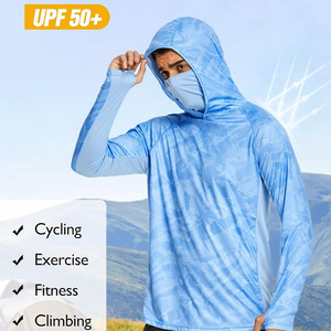 Chemises de pêche légères, respirantes, anti-UV, personnalisées, 100 % polyester, manches longues, UPF 50+, vêtements de pêche pour la pêche estivale - Product Image 4
