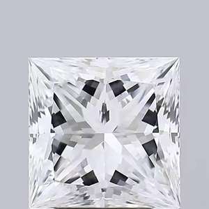 Diamante de Corte Princesa Fancy Cultivado en Laboratorio, Certificado IGI, Claridad VVS, Color D, Corte EX-VG para Joyería - Product Image 1