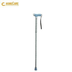 Bâton de marche pliable avec poignée en silicone, embout en caoutchouc lumineux et poignée en T - Product Image 4