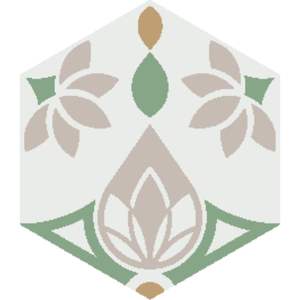 Carreaux de ciment modernes 190x190mm : Le duo ultime pour sols et murs extérieurs - Product Image 1