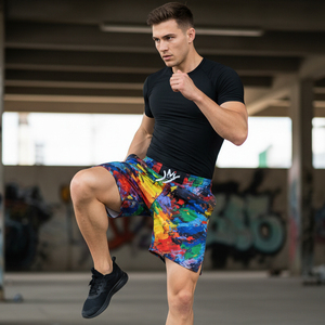 Men MMA Shorts Quick Dry <b>Athletic</b> Trunks Custom Logo Fight Shorts Professional Martial Arts Training Apparel Supplier - Product Image 6