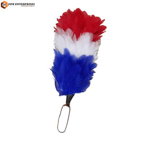Premium Quality Decorative <b>Feather</b> Hackles Accessory with Custom Logo Colors Sizes OEM Service for <b>Hats</b> Crafts Displays - Product Image 5