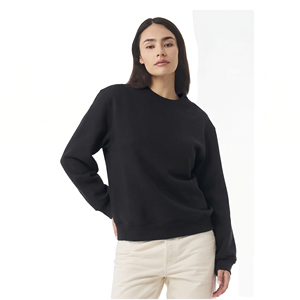 เสื้อสเวตเชิ้ตคอกลมโอเวอร์ไซส์สำหรับผู้หญิง สีชมพูสดใส แขนยาว สวมใส่สบายๆ สำหรับฤดูหนาว สไตล์สตรีทแวร์ - Product Image 5