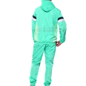Chándal de nailon de alta calidad para hombre, cuello redondo, talla grande, chándal de nailon informal para hombre - Product Image 4