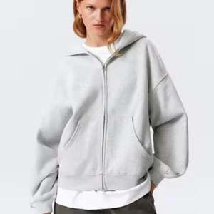 Sweat-shirts à capuche 100 % coton pour femmes avec poches, manteau pull zippé d'hiver, couleur unie, respirant, décontracté, imprimé - Product Image 6