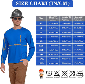 Trajes de Seguridad de Poliéster Ligero e Impermeable de Alta Visibilidad para Hombre, Camisa de Trabajo con Reflectores ANSI, Marca Mangoes Fashion - Product Image 5
