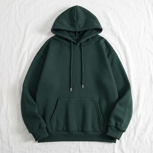 Custom Blank <b>Black</b> Winter Hoodie Oversized Heavyweight Cotton Pullover Unisex Streetwear Sweatshirt Front Wholesale Plain <b>Fleece</b> - Product Image 5