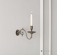 Support à bougie décoratif en laiton finition antique, classique, artisanal de qualité supérieure, en laiton massif, design élégant et authentique