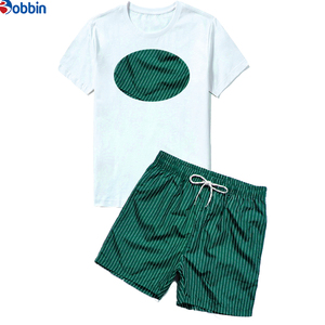 Comfortable and Breathable Unisex Outfit Polyester Shorts <b>Set</b> New Summer Collection Customized Trade Men's Plus Size Jogger <b>Set</b> - Product Image 4