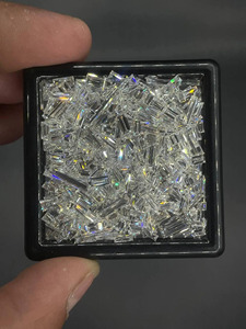 Petits diamants de mêlée scintillants de laboratoire, taille baguette, qualité excellente, certifiés IGI, clarté VS VVS, couleur F pour - Product Image 6