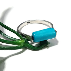 Natural Turquoise Gemstone <b>Ring</b> Solid 925 Sterling Silver <b>Ring</b> <b>Adjustable</b> Handmade <b>Ring</b> for Women - Product Image 2
