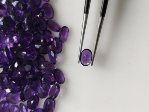 Natural <b>African</b> Amethyst 7x5MM Oval Cut Best Quality Loose Gemstone for Jewelry Making - Product Image 3