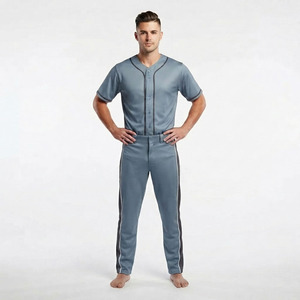 Uniforme Deportivo Personalizado para Equipo de Béisbol Masculino Profesional, Impresión Personalizada, Transpirable y Absorbente de Humedad - Product Image 6