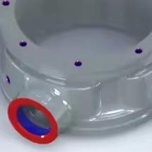 Carcasa de Filtro de Gas con Brida DN125 de Alta Resistencia, Capacidad de Presión de 4 Bares, Sistemas de Vapor para Calderas Industriales, Acero Inoxidable YOGI - Product Image 5