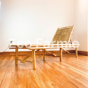 Tumbonas de playa de bambú natural, camas soleras a buen precio para complejos turísticos de playa, suministradas por Eco Farmie en Vietnam. - Product Image 3