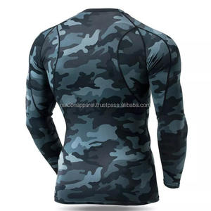 Nardon Apparel Custom Sublimation Print <b>Compression</b> <b>Shirt</b> <b>Long</b> <b>Sleeve</b> Quick Dry Plus Size Men Rash Guard - Product Image 3