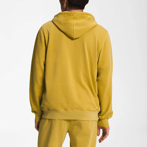 Men's Classic Full Zip Hoodie Soft Cotton Sweatshirt Custom Embroidery OEM Private Label Wholesale Apparel Factory - Product Image 3