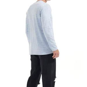 เสื้อยืดคอกลมผู้ชาย ปักโลโก้ด้านหน้า สไตล์ทางการ ผ้าฝ้ายเนื้อนุ่ม ไม่เป็นขุย แขนสั้น ทรงหลวม - Product Image 5