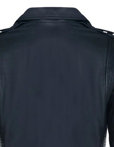 Veste de motard en cuir véritable sur mesure pour homme, manteau classique de qualité supérieure, fabrication en usine, service d'échantillonnage disponible - Product Image 2