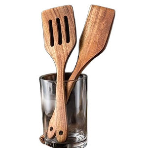 Cuillère en bois à long manche de qualité supérieure pour la cuisine, idéale pour mélanger, remuer, préparer des soupes, des currys, des riz, outil écologique - Product Image 4