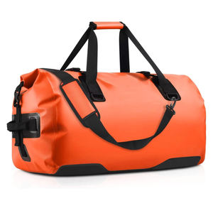 Nouveau sac de sport en nylon gris avec sangle réglable, 30-40L, résistant à l'eau, unisexe, fermeture éclair décontractée - Product Image 5