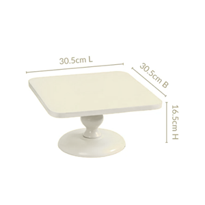 Soporte de Laca Premium para Tartas, Plato Cuadrado para Exhibición de Tartas, Plato de Pedestal para Tartas para Bodas, Baby Showers, Cupcakes al por Mayor desde Vietnam - Product Image 2
