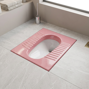 Vistaar Pink <b>Ceramic</b> Squatting <b>Pan</b> Orissa CT <b>Pan</b> Anti Slip Indian Style Toilet Luxury Bathroom Sanitary Ware India - Product Image 1