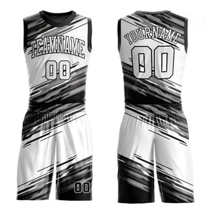 Ensemble d'uniformes de basketball professionnels à sublimation pour adultes - Manches courtes à séchage rapide, réversibles, personnalisables, haute qualité - Product Image 5