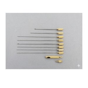 Juego de 10 Adaptadores de Alta Calidad para Hilos de Liposucción por Infiltración, Mango de Acero Inoxidable para Cirugía Estética - Product Image 1