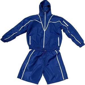 Ensemble coupe-vent streetwear homme à capuche, prix abordable, respirant, séchage rapide, 100 % nylon, léger, veste et short d'été - Product Image 3