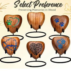 Classic Rosewood Memorial Urn for Human Ashes Decorative Wooden Urn for Home Memorial Display by AYAANS - Product Image 6