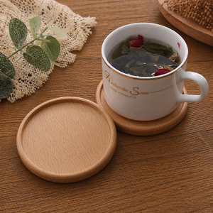Posavasos de Madera Natural Hechos a Mano, Juego de Posavasos Minimalistas, Protectores de Mesa Ecológicos para Tazas de Café, Tazas, Vasos, Comedor - Product Image 4