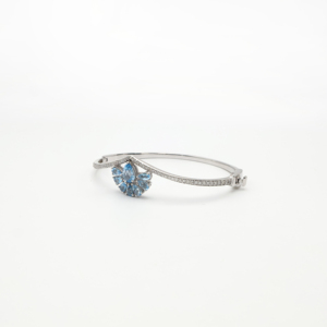 Bracelet en topaze bleu ciel en forme de poire, taille 3x5, élégant, collection de bijoux fantaisie pour femmes - Product Image 1