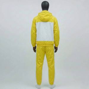 Nylon Tracksuit Windbreaker <b>Set</b> Wear Custom Reflective Piping Oversized Mesh Lining Men Athletic Stripe Streetwear Spring Outfit - Product Image 4