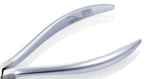 NGHIA Ensemble C-06 de manucure et de pédicure en acier inoxydable de haute qualité Pince à cuticules à ressort unique Salon Utilisation Placage gris - Product Image 4