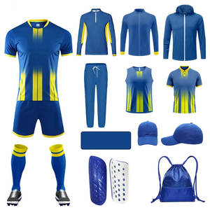 Diseña tu Propio Uniforme de Fútbol para Equipo, Transpirable, de Secado Rápido, Alta Calidad, 100% Poliéster, Servicio OEM, Hecho en Pakistán - Product Image 1